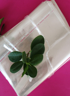 OPP38*41+4cm*5丝不干胶自粘袋 透明服装袋 自封袋 防尘袋 100个