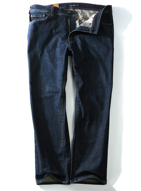 日单品牌秋冬新款时尚潮范厚实耐穿金属扣款牛仔裤长裤男女28629