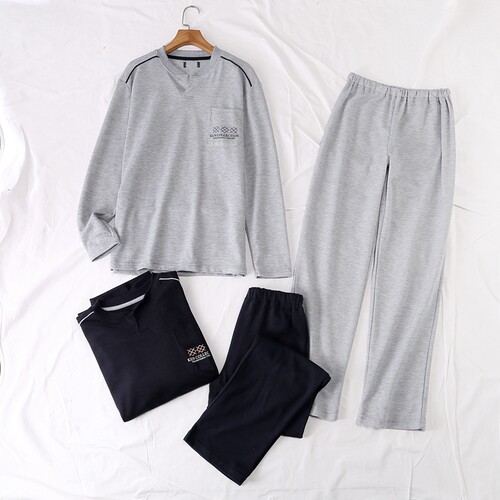 简单舒适家居服套装男女款