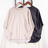 T恤打底衫 日单品牌秋冬新款 简单休闲百搭舒适温感防静电长袖 31655