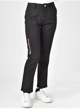 日单品牌专业golf运动裤春秋新款一粒扣中高腰直筒休闲裤女31011