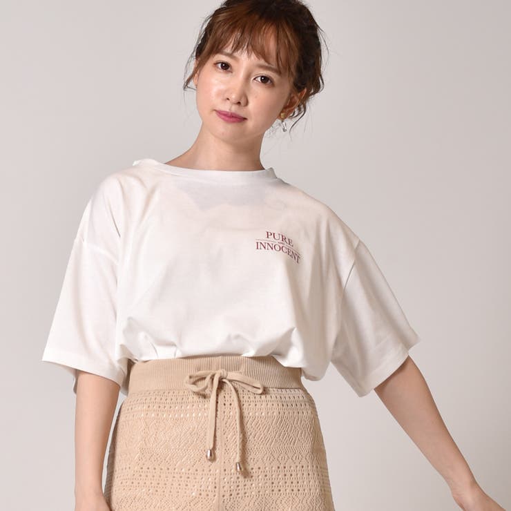 字母印花宽松大版短袖T恤上衣