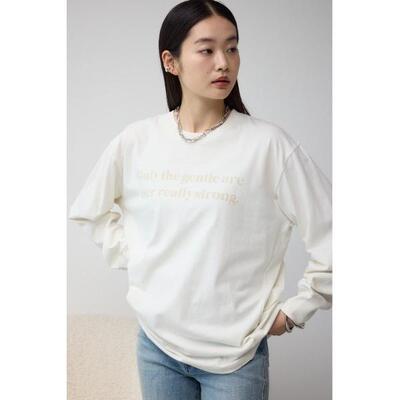 字母印花长袖T恤打底衫纯棉男女