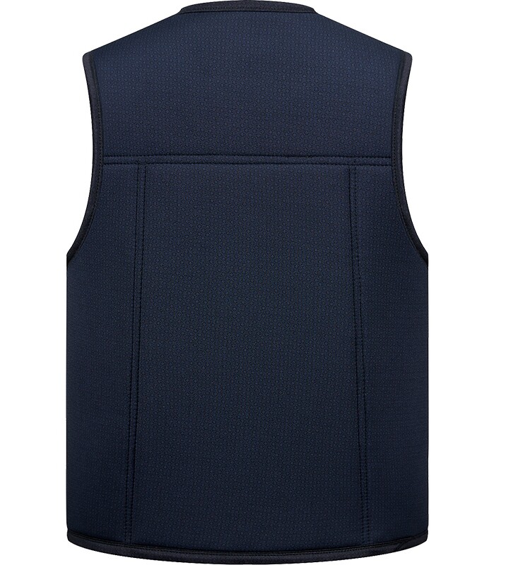 INNER MONGOLIA VELVET THICKENED CAMEL HAIR VEST FOR MIDDLE-AGED AND ELDERLY PEOPLE IN WINTER WARM COTTON VEST DAD BUTTON CARDIGAN SHOULDER