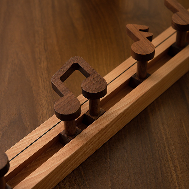 木质挂衣钩门后挂钩免打孔强力粘胶承重壁挂墙壁入户进门玄关排钩