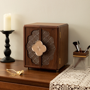 木质首饰盒收纳盒新中式大容量珠宝饰品高档精致情人节新婚礼物