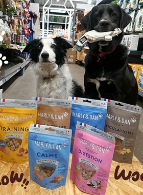 港购 法国marly&dan高蛋白无谷低温烘焙保健小食宠物猫狗通用肉干