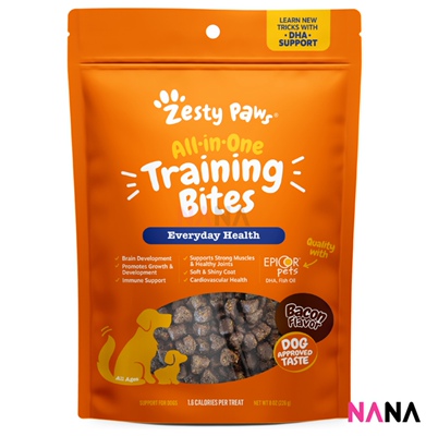 港购 美国Zesty Paws狗狗訓練零食-煙肉味226g