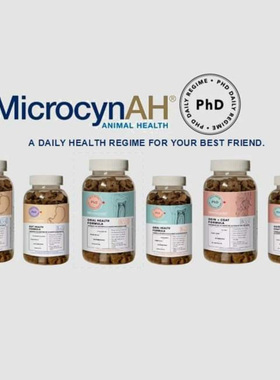 港购 美国 MicrocynAH日常養生肉粒口腔潔淨配方犬猫用
