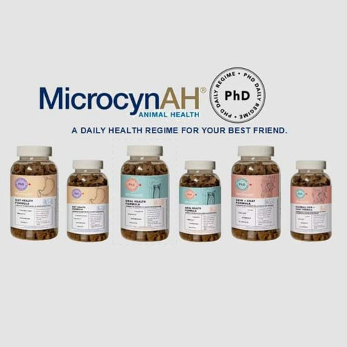 港购 美国 MicrocynAH日常養生肉粒口腔潔淨配方犬猫用