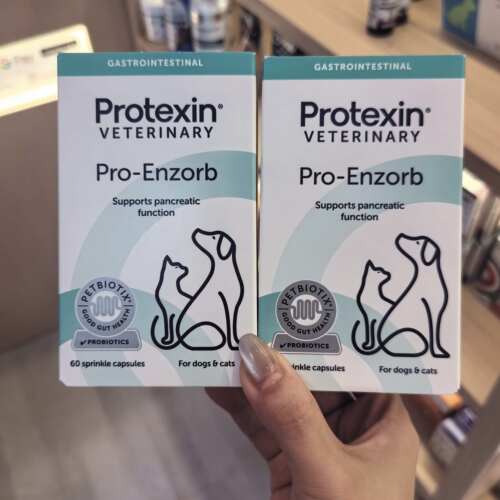 港购 英国 Pro Enzorb 普乐安 胰酶犬猫肠溶胶囊 胰腺炎/EPI/IBD