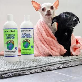 港购 earthbath犬猫沐浴露香波护毛素天然低敏