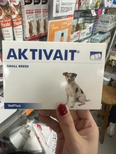 港购 英国宠特宝Aktivait脑活素犬猫老年痴呆认知障碍脑瘤60粒