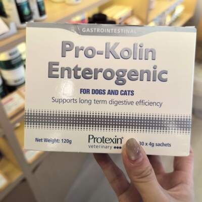 港购英国Protexin PRO-KOLIN ENTEROGENIC犬猫腸道管理補充品30包