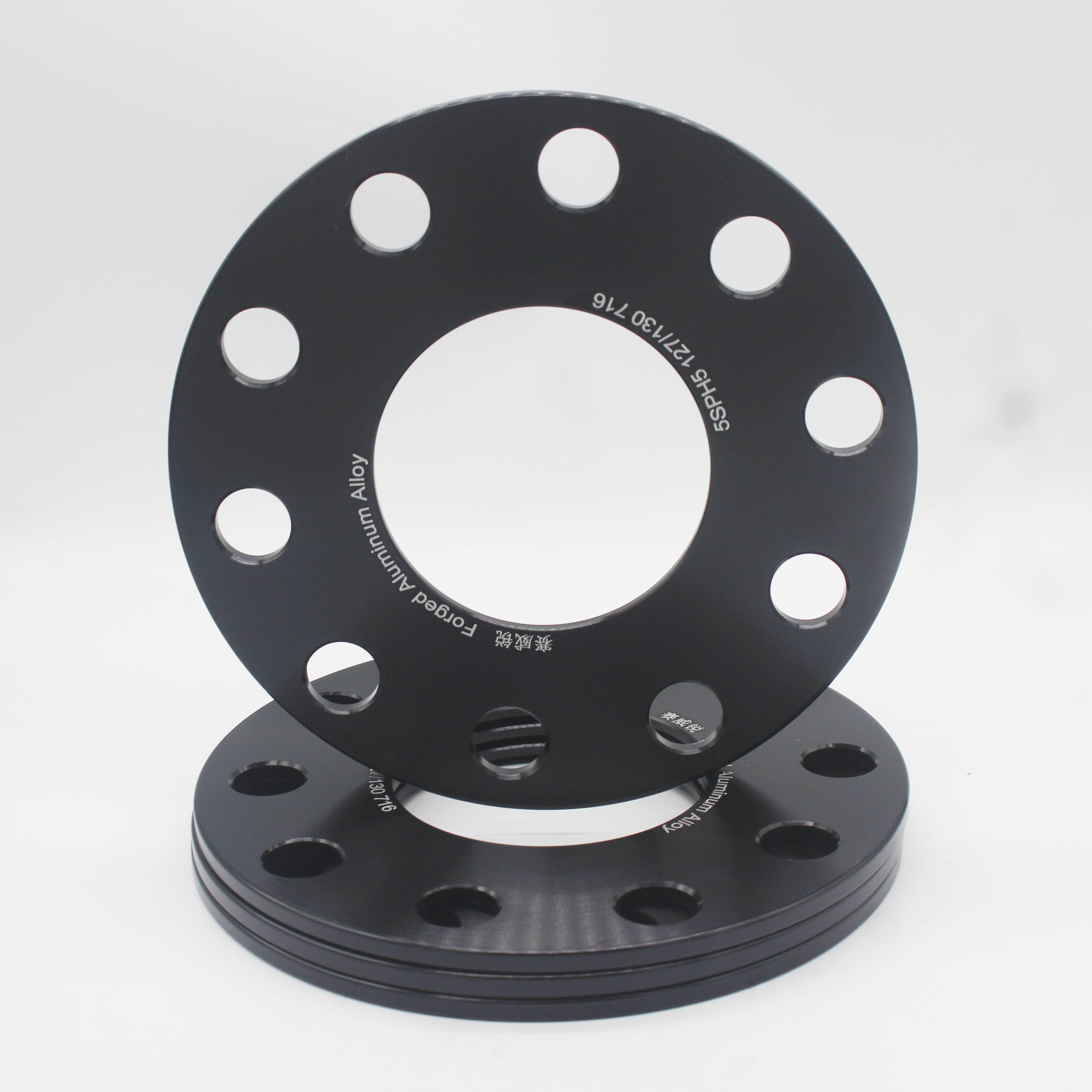 适用于牧马人Q7 途锐 卡宴红旗LS7锻造改装法兰盘轮毂加宽ET垫片