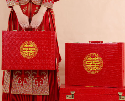 礼金箱彩礼钱盒子礼箱新娘陪嫁