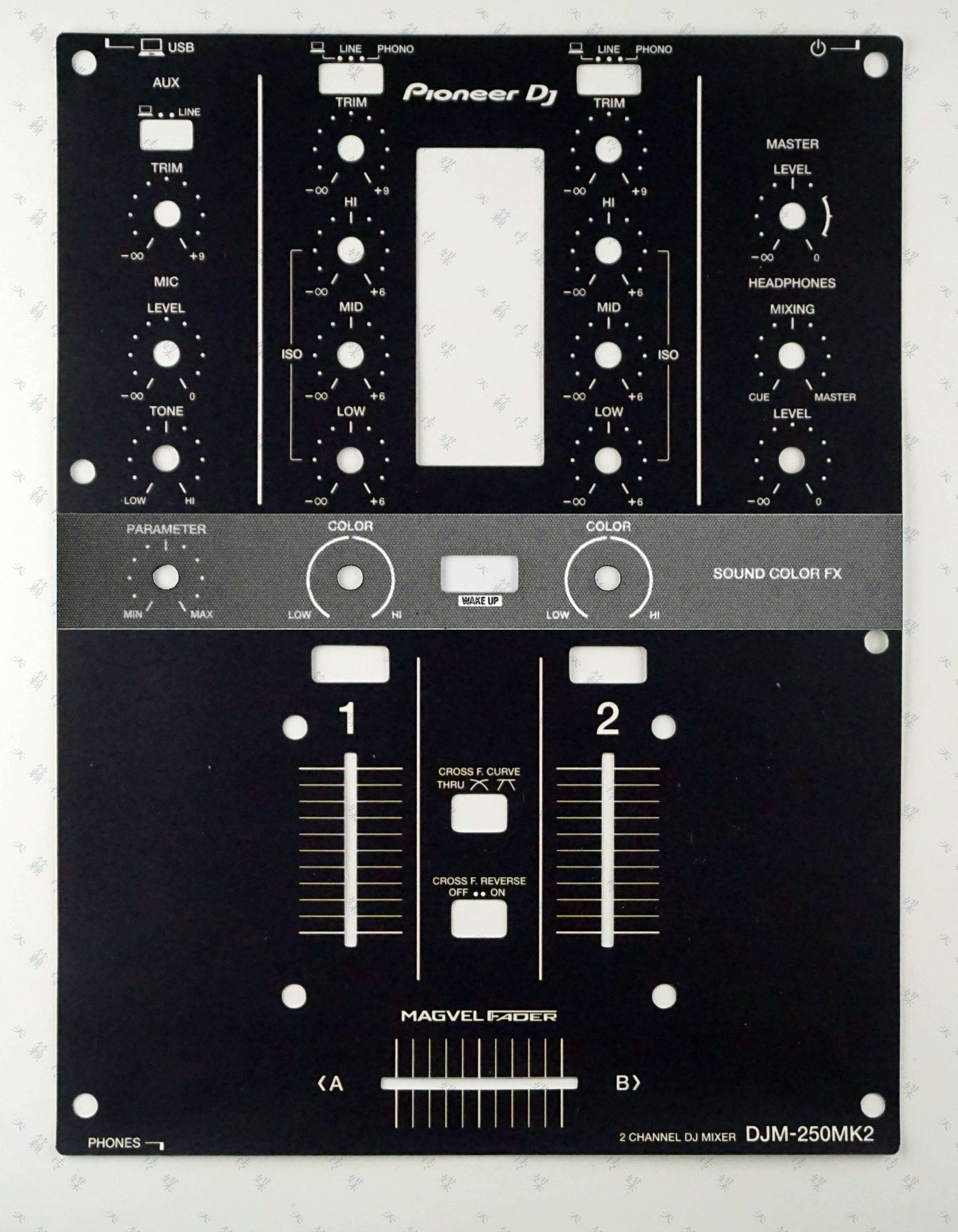 先锋DJM-250 MK2 混音台贴膜 pioneer炫彩贴 可个性定制 影音电器 打碟机 原图主图
