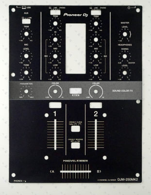 先锋DJM-250 MK2 混音台贴膜 pioneer炫彩贴 可个性定制