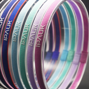 头带男跑步篮球发箍百搭运动发带定制LOGO止汗导汗带女细款可印字