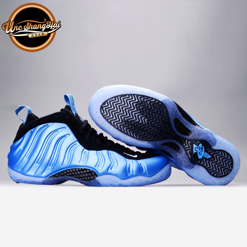 北卡大学 耐克Nike Air Foamposite 校园蓝 北卡喷 314996-402