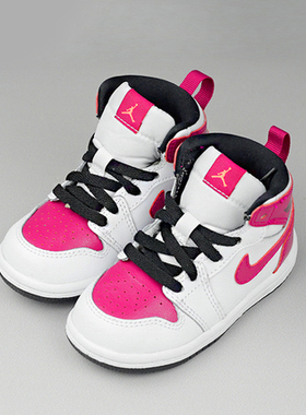 北卡大学 AIR JORDAN 1 AJ1 HIGH 乔1 TD 白粉 童鞋 705324-108