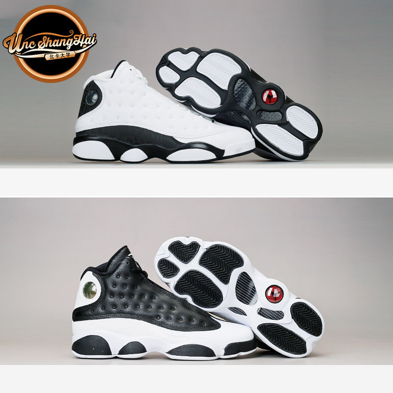 北卡大学 air jordan 13 aj13 爱与尊重 黑白熊猫 男女888164-112