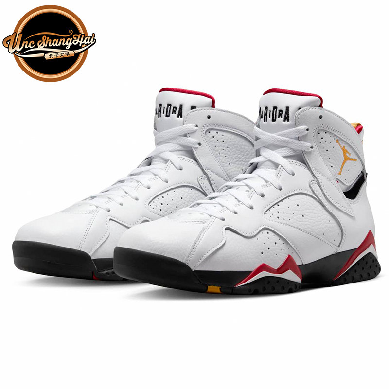 北卡大学 Air Jordan 7 AJ7 黑白红 高帮 复古篮球鞋 CU9307-106