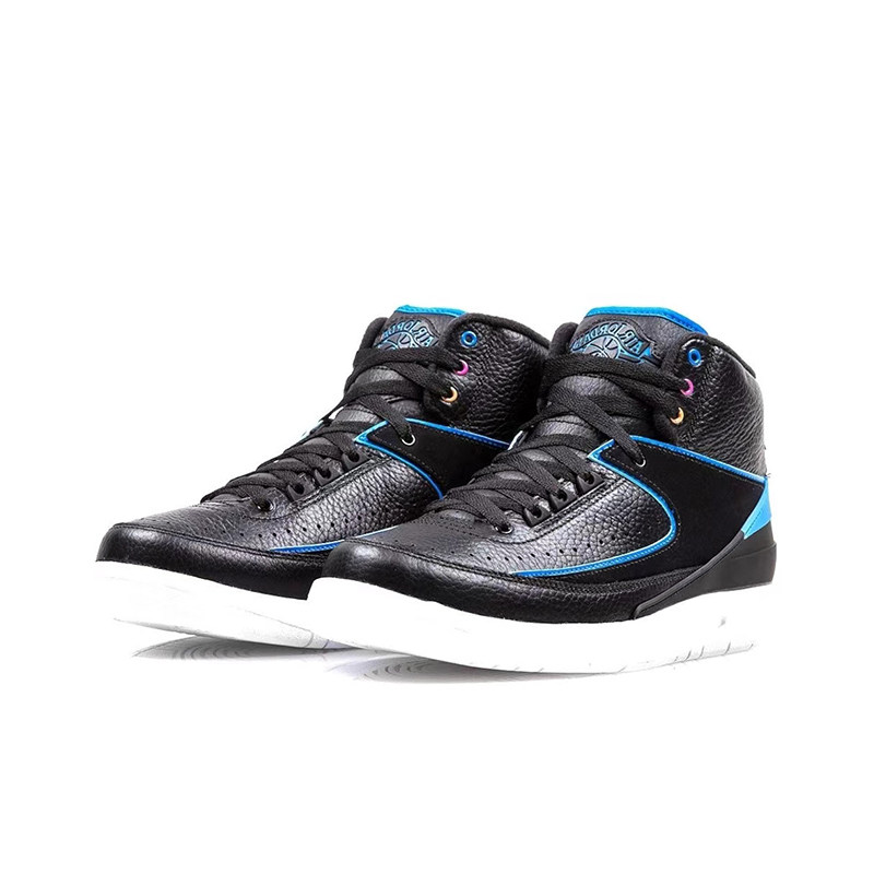 北卡大学 Air Jordan 2 Cement Infrared AJ2黑蓝 834274-014现货
