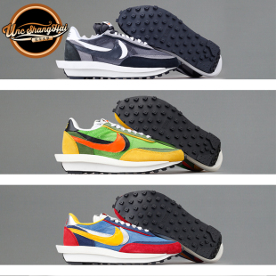 Nike LDV WAFFLE 北卡大学 BV0073 联名解构走秀跑鞋 300 Sacai