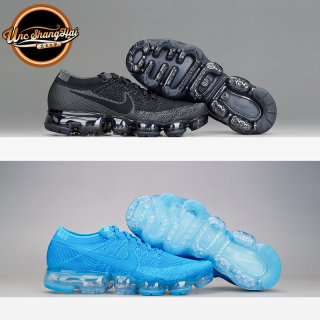 北卡大学 Nike Air VaporMax  大气垫 纯黑 冰海蓝 849558-007