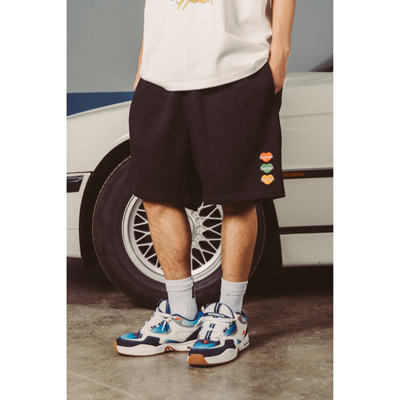 DOGTOWN 26SS TRAFFIC LOVE红绿灯爱心全棉舒适百搭短裤