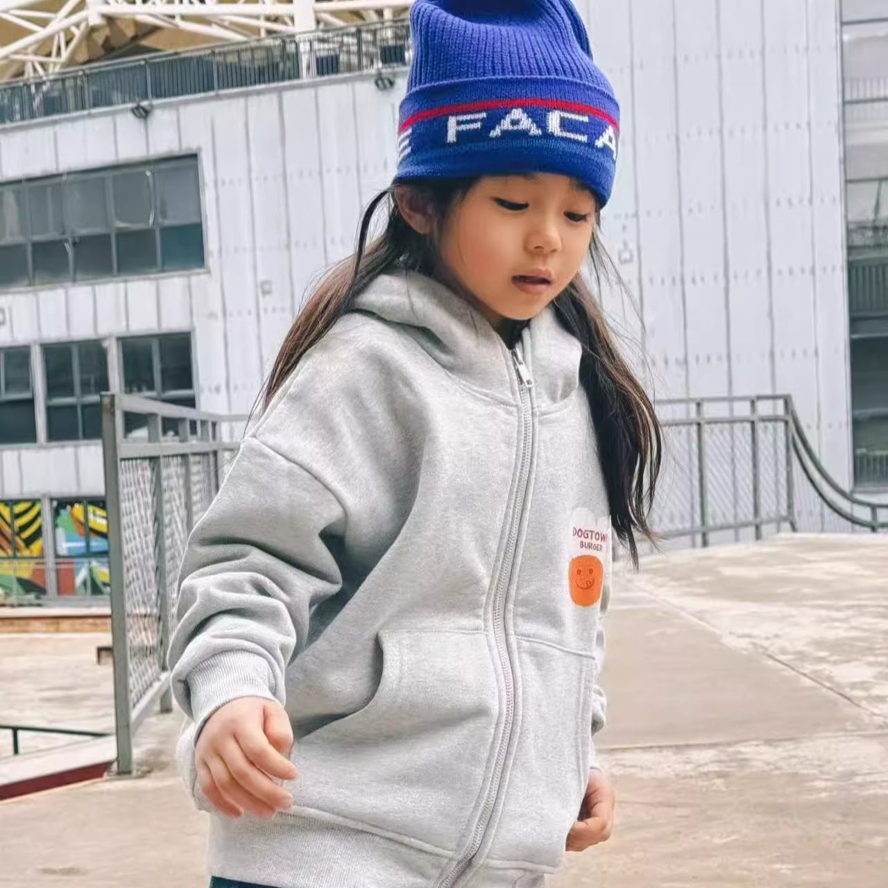 DOGTOWN童装汉堡LOGO拉链忍者帽衫拉链卫衣直筒长裤套装,童装/婴儿装/亲子装,儿童运动套装,淘宝优惠券,粉丝福利购,淘宝优惠卷