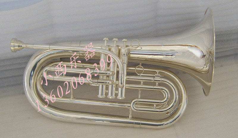 行进次中音号  Bb调 (镀镍)(行进巴立东)  Marching Baritone