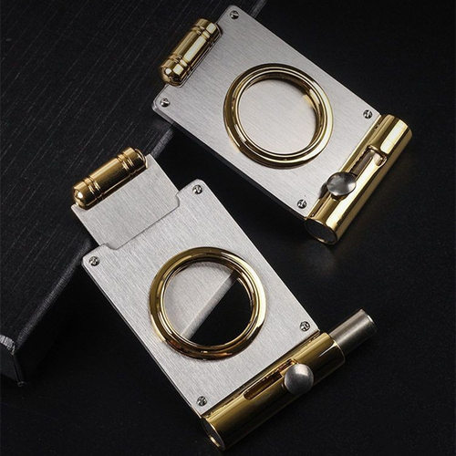 雪茄刀带打孔器多功能单刃雪茄剪钻孔器古巴雪茄刀工具配件便携