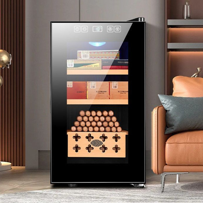 正品FUKE富客雪茄柜26C控温保湿风冷嵌入式双核制冷醇化雪茄烟柜