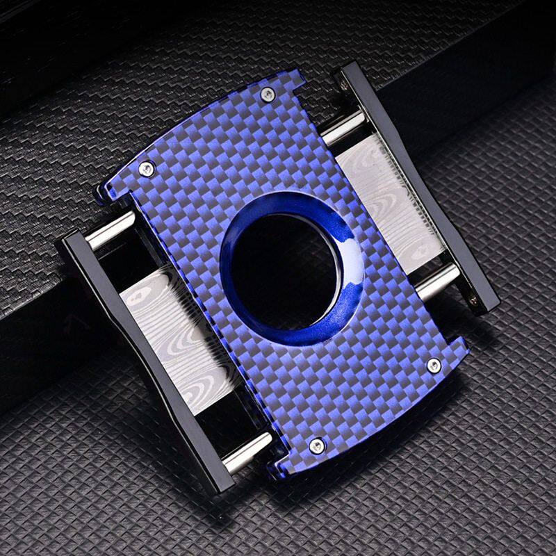 正品CIGARLOONG茄龙雪茄剪德国不锈钢碳纤维雪茄剪刀高档礼盒包装