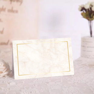 欧式婚礼嘉宾席位卡 桌牌结婚宴席台卡 婚庆座位卡 年会卡定制