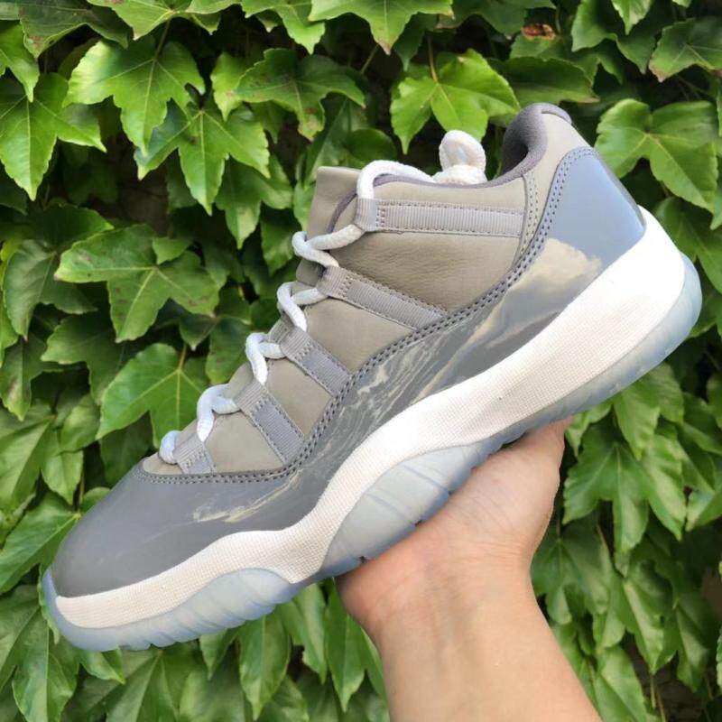 Air Jordan 11 Low Cool Grey AJ11酷灰低帮篮球鞋 528895-