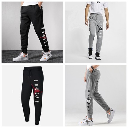 JORDAN大LOGO男子AJ篮球束脚长裤 809475-010 AR4787-091 AR0032
