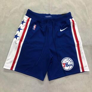 耐克 Nike 费城76人队 男子速干篮球运动短裤 CD0485-AR8785-495