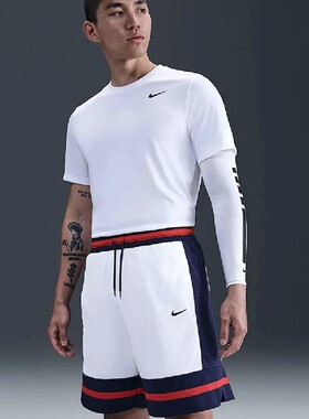 耐克 Nike 美国队USA配色 男子透气篮球训练运动短裤 IF1594-100
