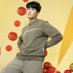 耐克 Nike CNY Just Do It 男子毛圈套头圆领长袖卫衣 HV8208