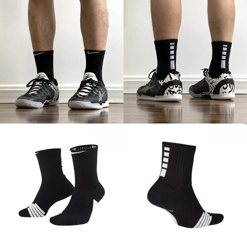 耐克 NIKE 男子 ELITE 精英系列中帮篮球运动袜子 SX5594-SX7625