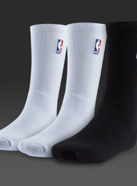 3双装  adidas 阿迪达斯 NBA-Sock-3PP 男子篮球运动袜子 G89558