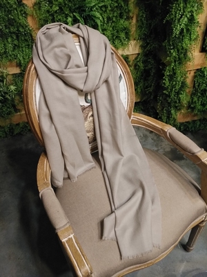 加长欧美风街头羊毛蓝灰色围巾