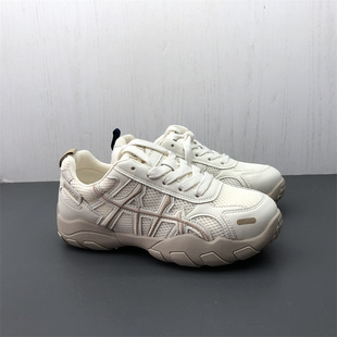 工厂断码女鞋春季新款日常休闲舒适百搭圆头系带平底网布女单鞋