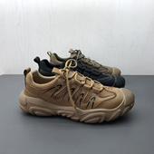 户外休闲轻便舒适圆头系带牛皮男单鞋 工厂断码 新款 春季 真皮男鞋