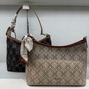 专柜发货 潮流气质丝巾轻奢印花单肩包 OMI欧米箱包OMI箱包新款