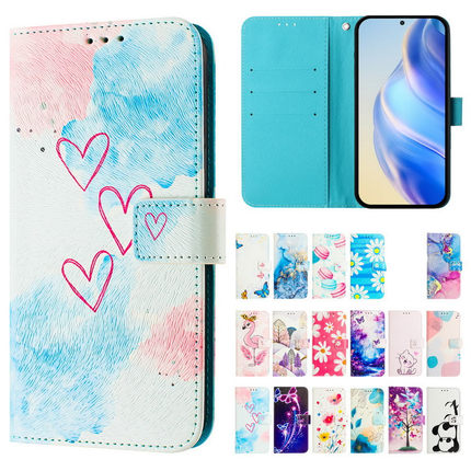 适用于Itel S17/S661W/Vision 3手机皮套翻盖式保护套插卡支架软硅胶全包边外壳防摔时尚可爱卡通彩绘韩日风