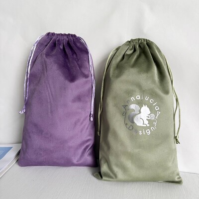 外贸订单加厚绒布防尘收纳袋